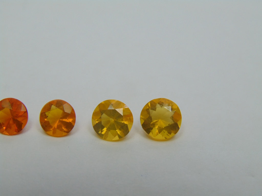 3.20ct Fire Opal 6mm 7mm