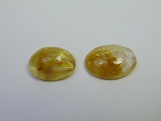 29.50ct Rutile Cabochon 20x15mm 18x14mm