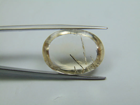 25.80ct Quartzo Com Inclusão 24x17mm