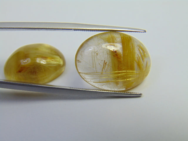 29.50ct Rutile Cabochon 20x15mm 18x14mm