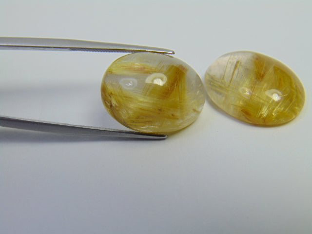 29.50ct Rutile Cabochon 20x15mm 18x14mm