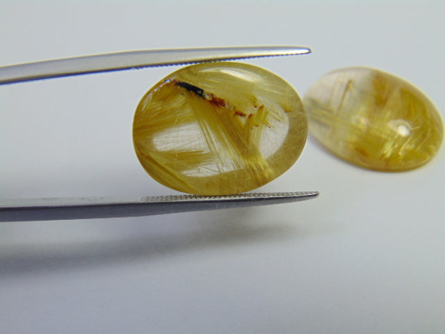 29.50ct Rutile Cabochon 20x15mm 18x14mm