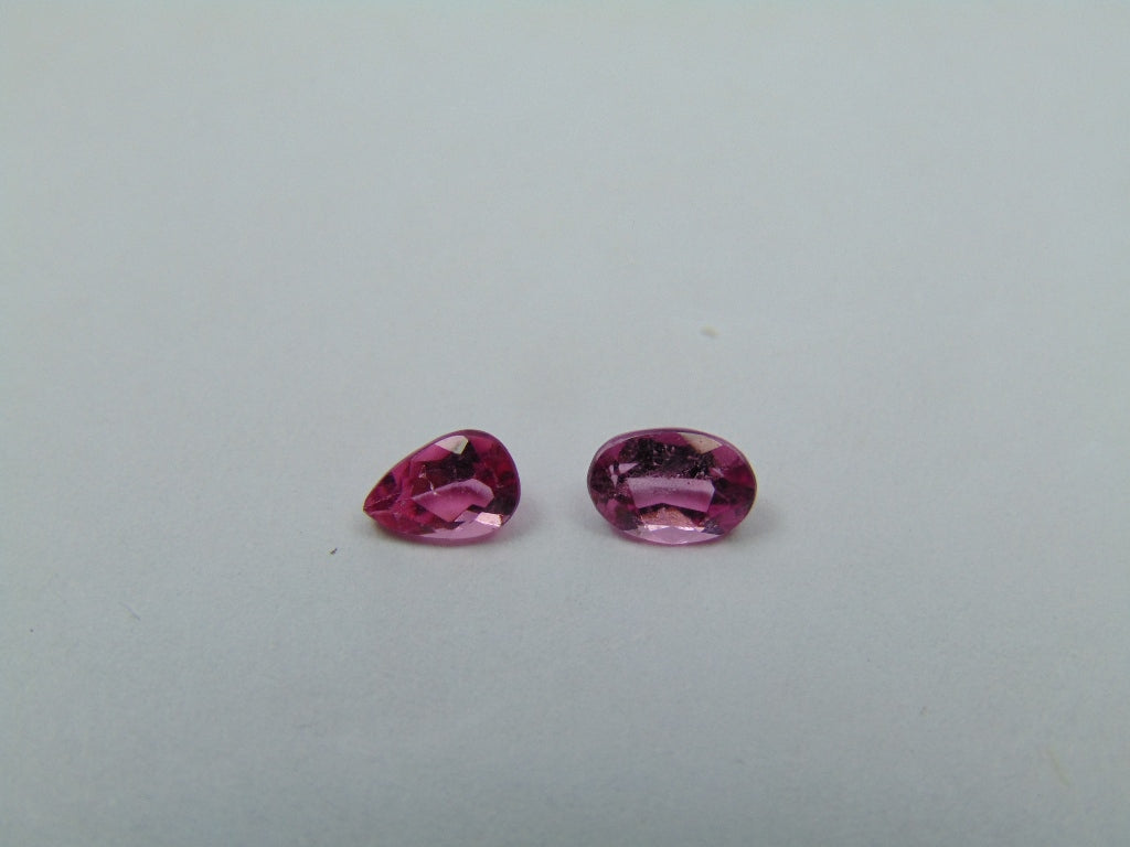 0.80ct Turmalina Rosa 5x4mm 5.5x4mm