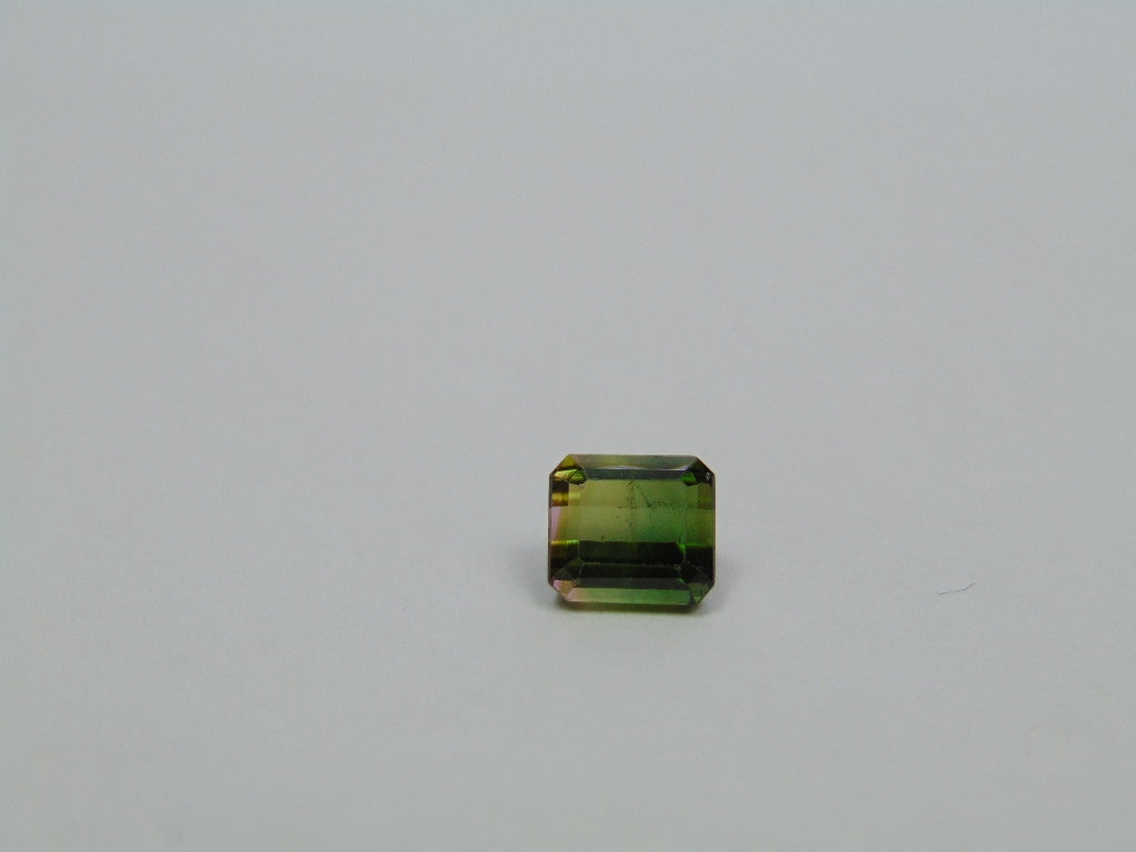 1.58ct Turmalina Bicolor 7x6mm