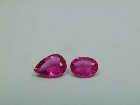 2.24ct Turmalina 9x6mm 7.5x5mm
