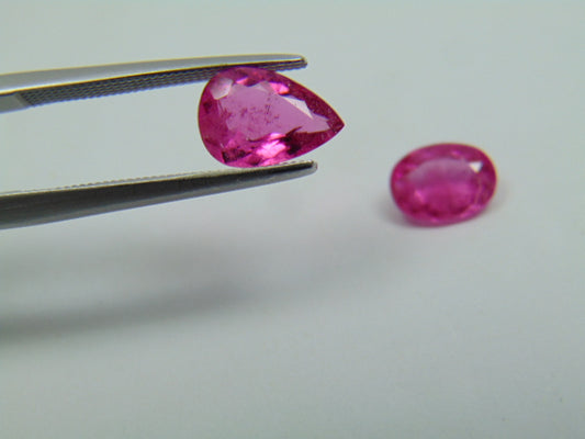 2.24ct Turmalina 9x6mm 7.5x5mm