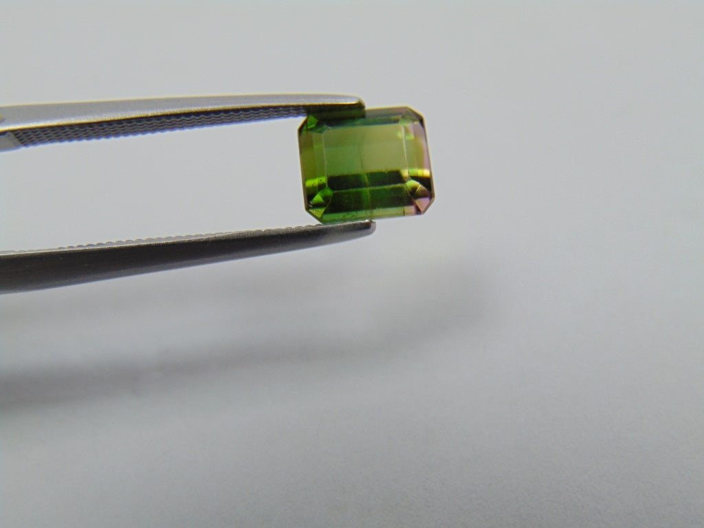 1.58ct Turmalina Bicolor 7x6mm