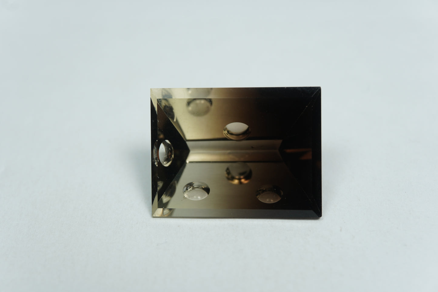 18ct Green gold Bicolor 20x15mm