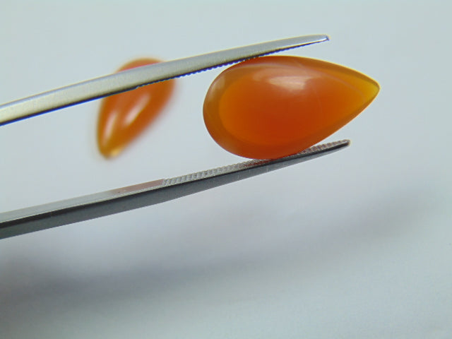 7.75ct Fire Opal Cabochon 18x10mm