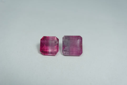 2.88ct Turmalina bicolor 7mm / 6mm