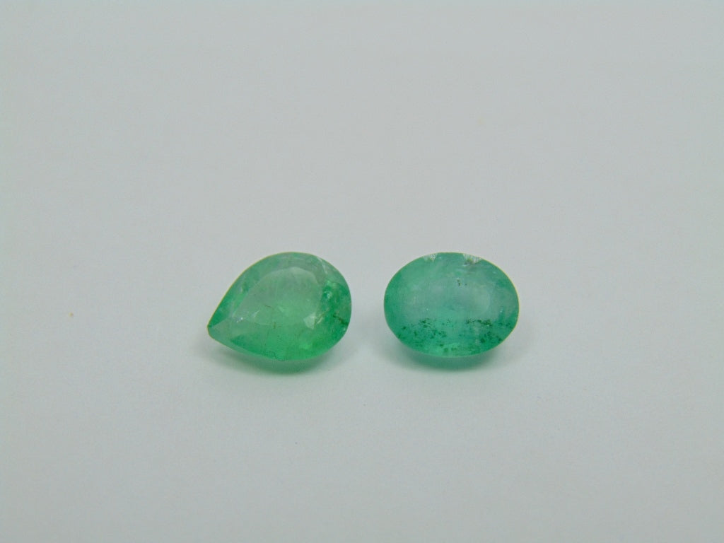 3.70ct Emerald 9x7mm 10x8mm