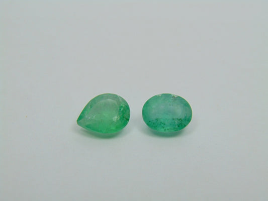 3.70ct Emerald 9x7mm 10x8mm