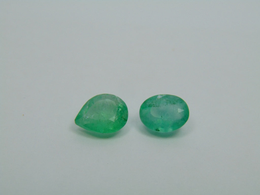 3.70ct Emerald 9x7mm 10x8mm