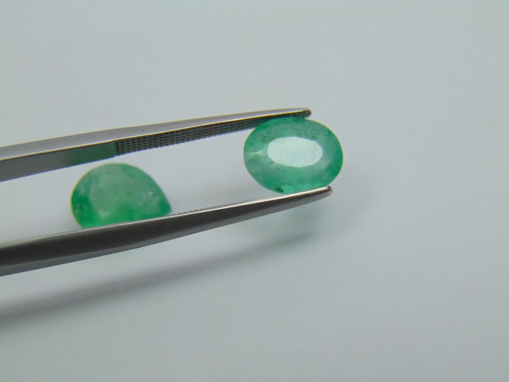 3.70ct Emerald 9x7mm 10x8mm