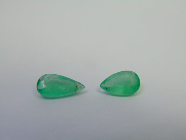 2.50ct Esmeralda 12x6mm 9x6mm