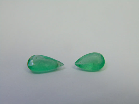 2.50ct Esmeralda 12x6mm 9x6mm