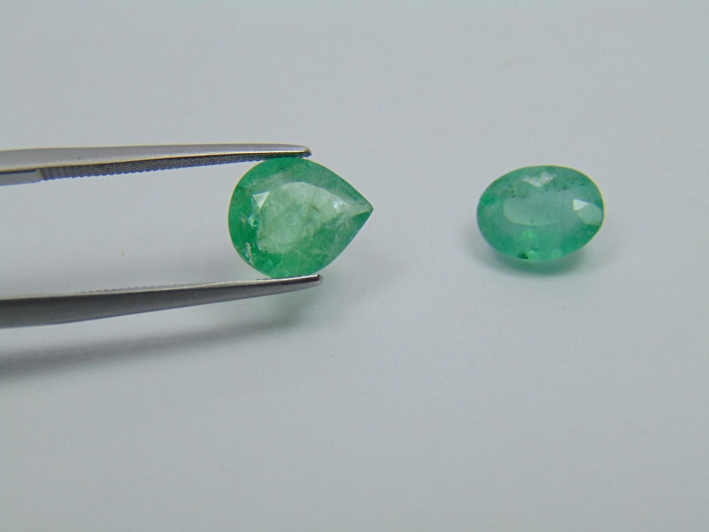 3.70ct Emerald 9x7mm 10x8mm