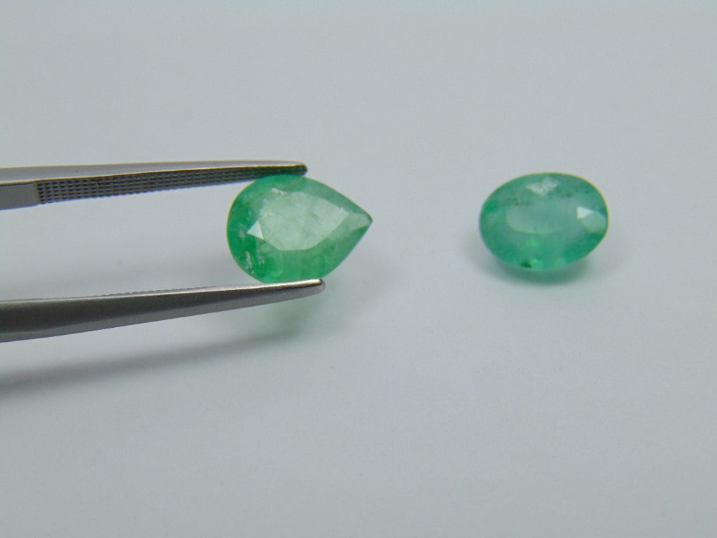 3.70ct Emerald 9x7mm 10x8mm