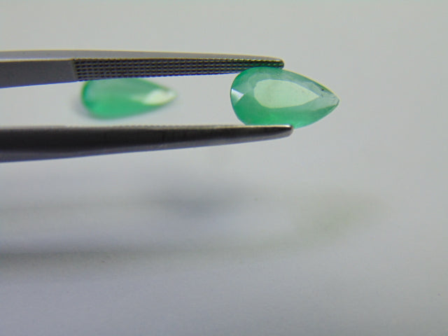 2.50ct Esmeralda 12x6mm 9x6mm