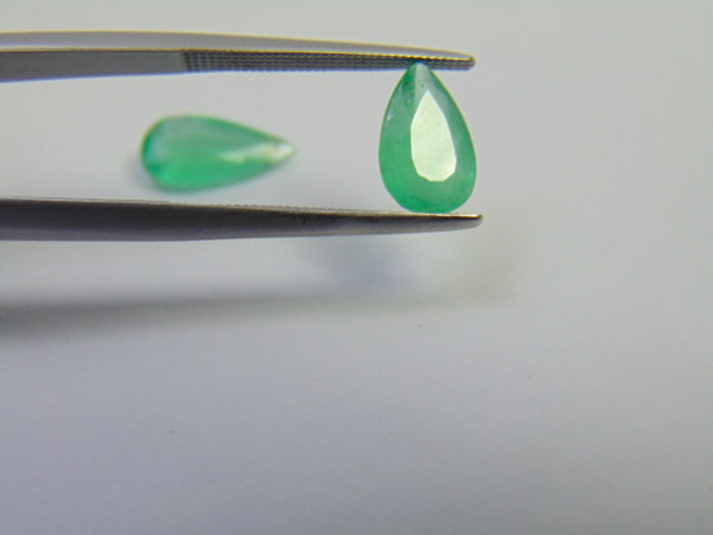 2.50ct Esmeralda 12x6mm 9x6mm