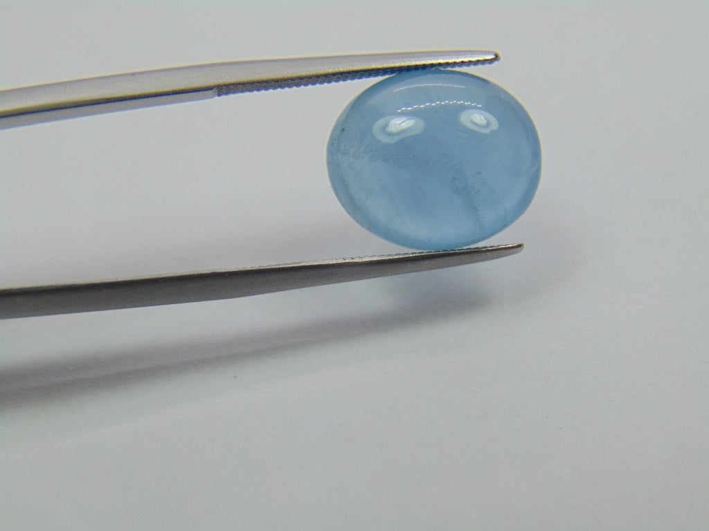 6.45ct Água-marinha Cabochão 14x12mm