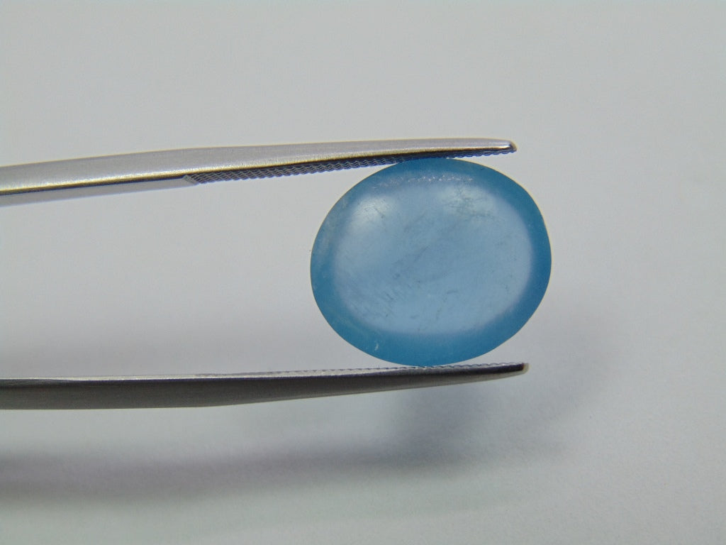 6.45ct Água-marinha Cabochão 14x12mm