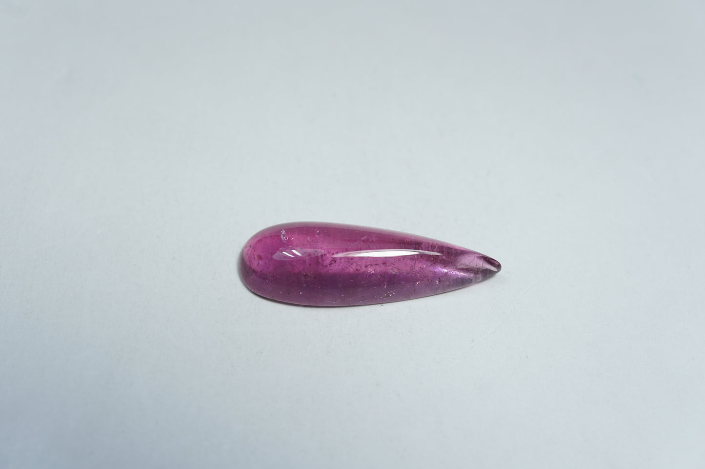 6.55ct Rubellite cabochon 23x8mm