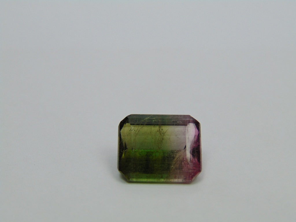 10.68ct Turmalina Bicolor 15x12mm