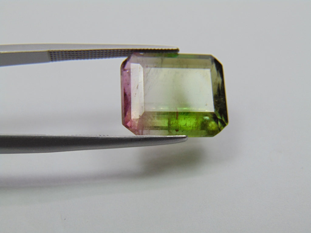 10.68ct Turmalina Bicolor 15x12mm