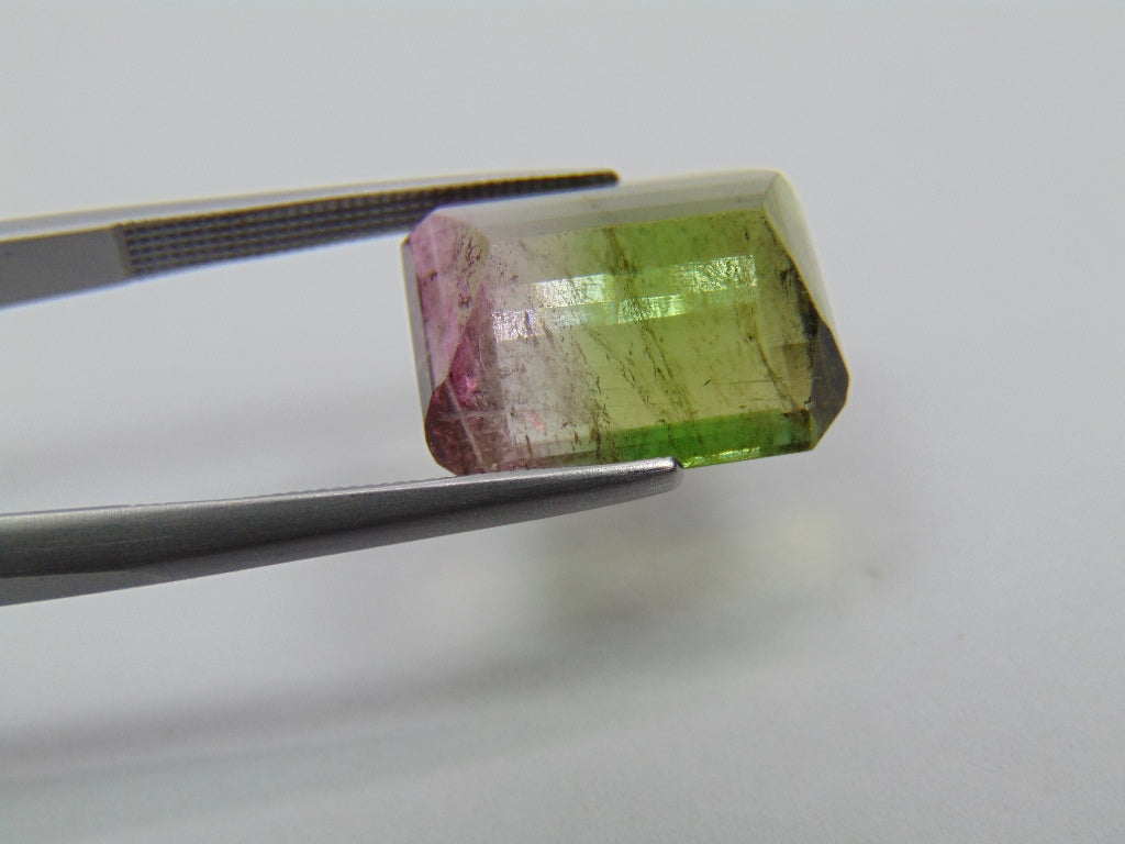 10.68ct Turmalina Bicolor 15x12mm