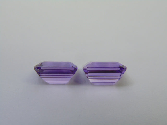 8.60ct Ametista Par 11x9mm