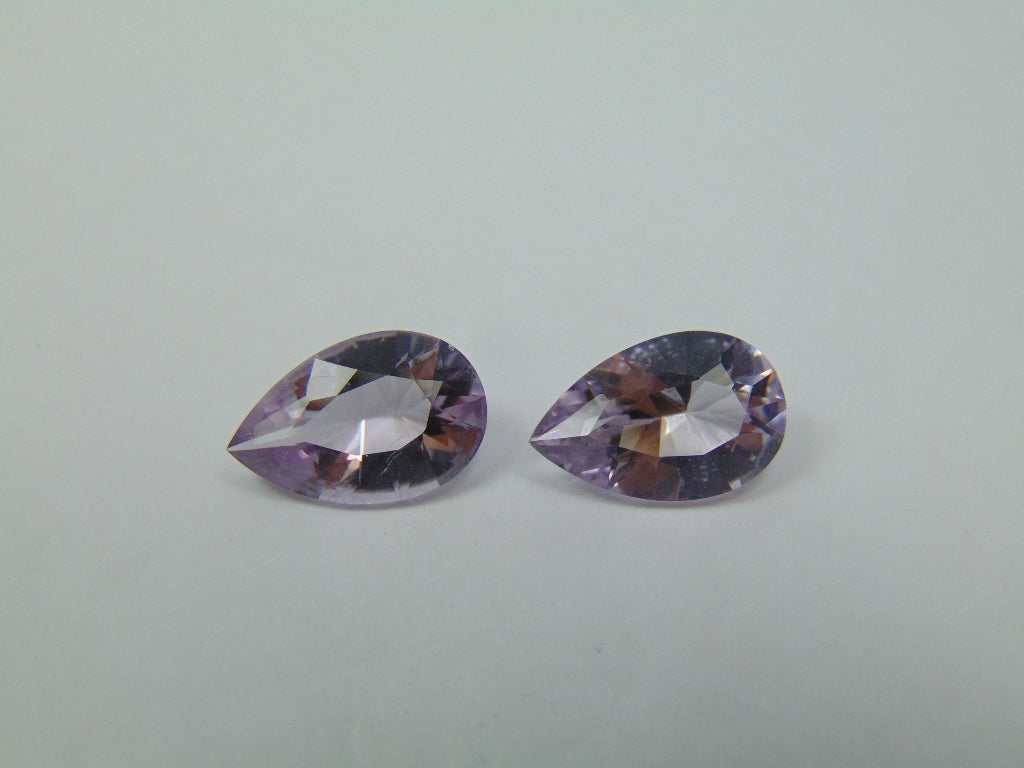 7.45ct Ametista Rosa França 14x9mm