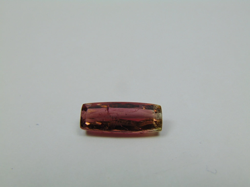 4.60ct Turmalina Bicolor 16x6mm