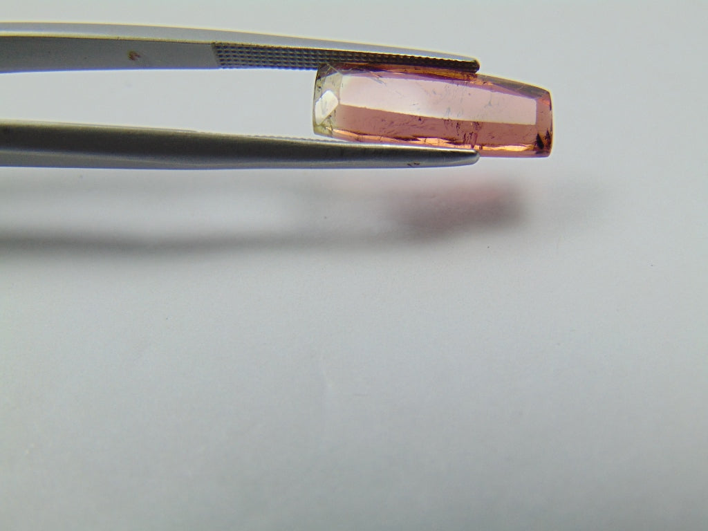 4.60ct Turmalina Bicolor 16x6mm