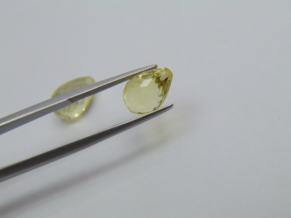 9.20ct Green Gold 11x8mm