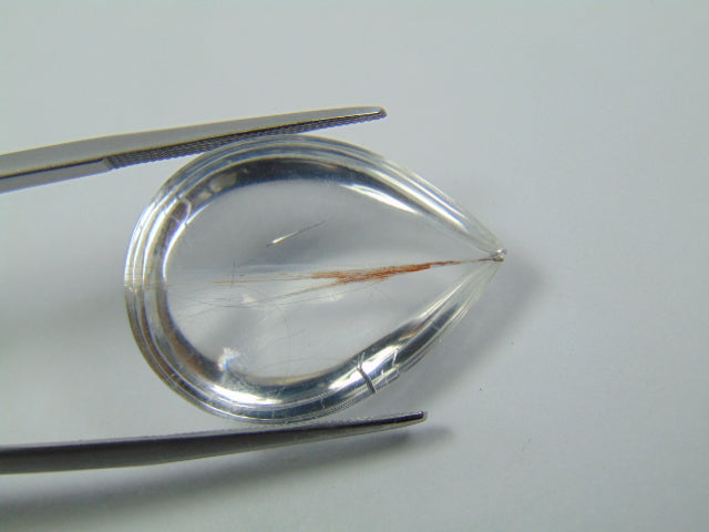 25.20ct Quartzo Com Inclusão 26x18mm