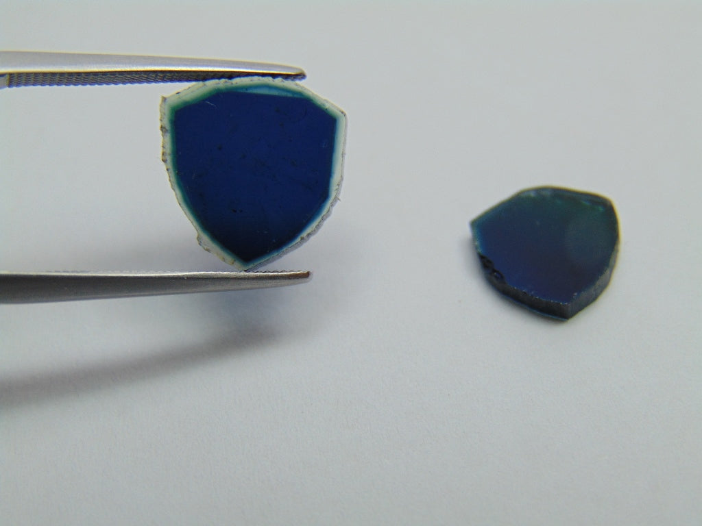 5.70ct Turmalina Azul 12x11mm 11x10mm