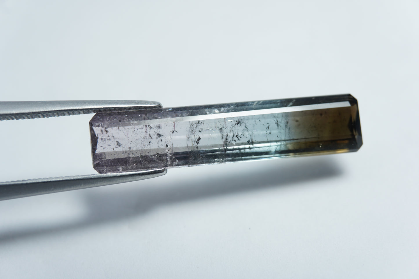 6.20ct Turmalina bicolor 29x6mm