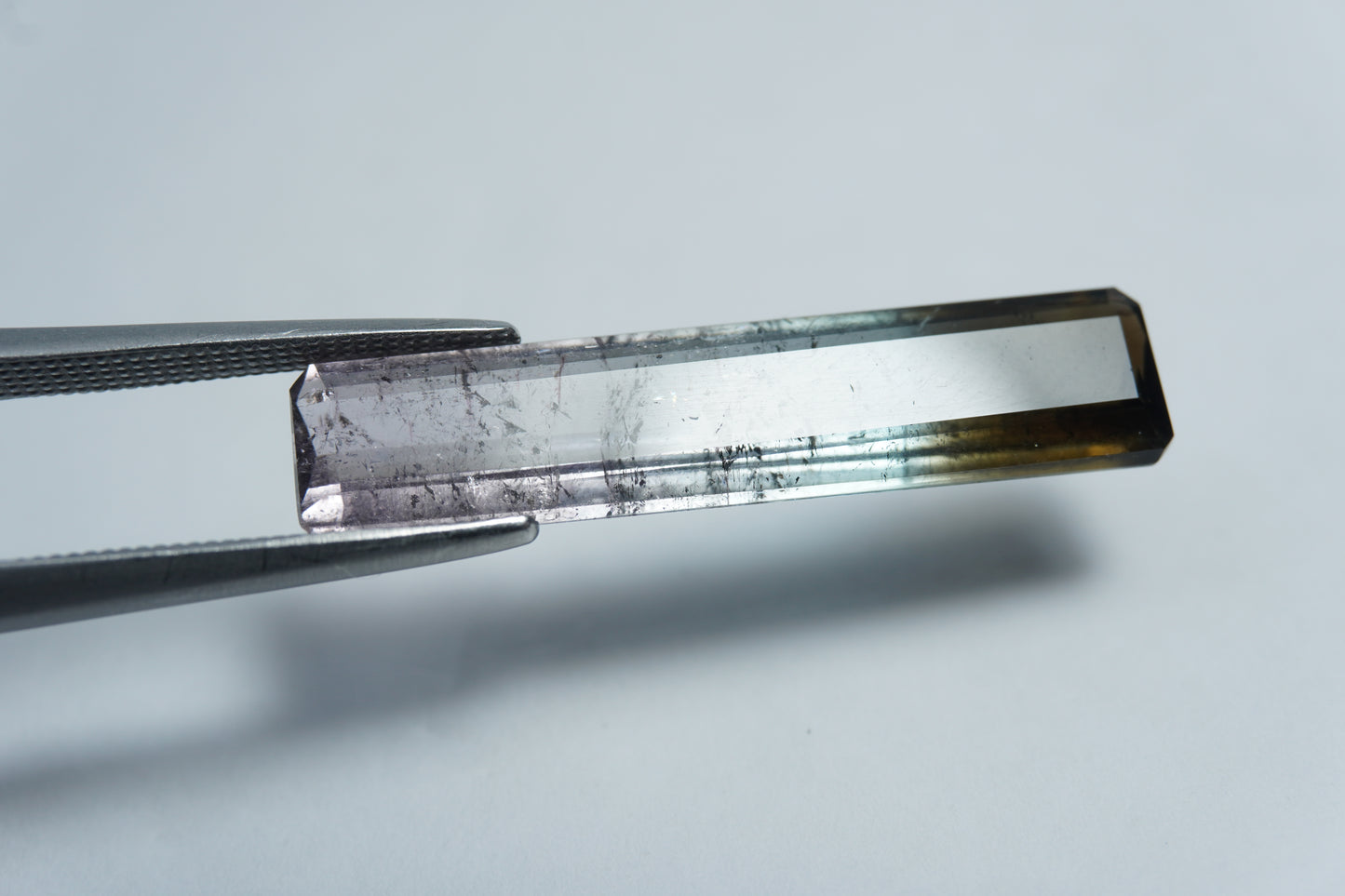 6.20ct Turmalina bicolor 29x6mm