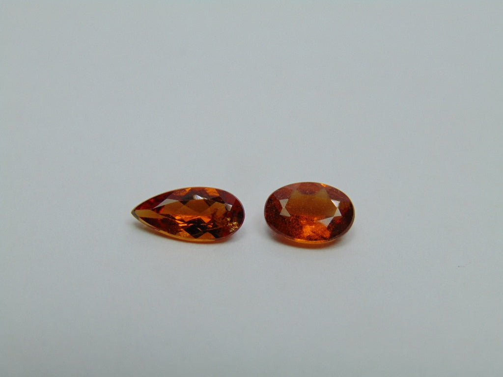 2.40ct Spessartite 10x5mm 8x6mm