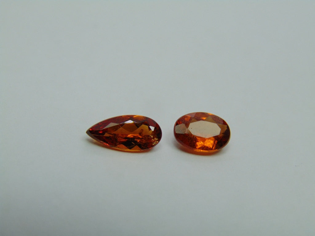 2.40ct Spessartite 10x5mm 8x6mm