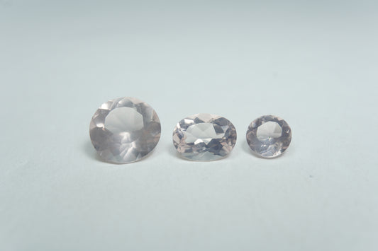 5.08ct Quartzo rosa 10mm / 9x7mm / 6mm