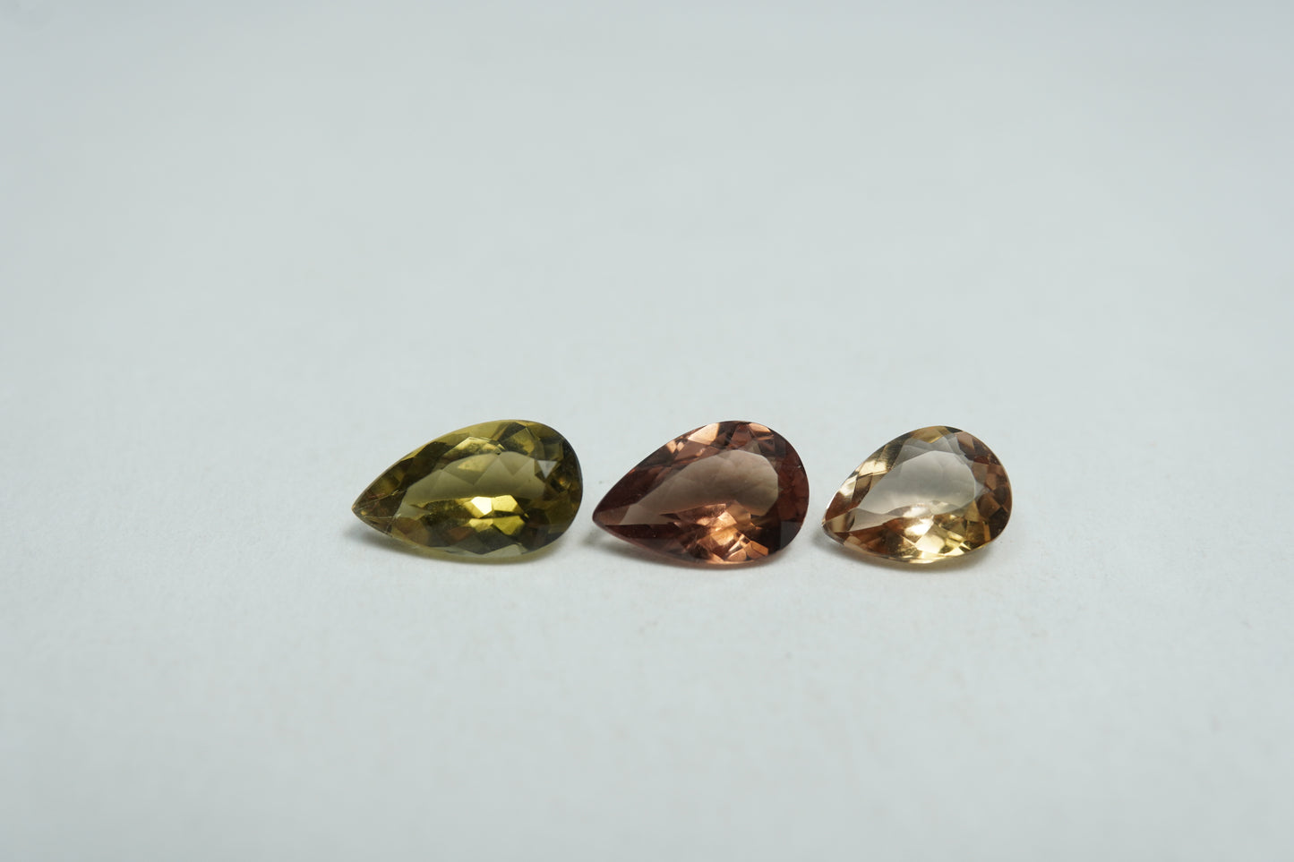 Turmalinas de 2,05 quilates 8x5mm / 7,5x5mm / 6,5x5mm