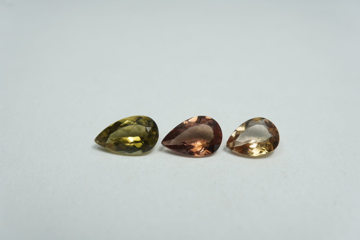 Turmalinas de 2,05 quilates 8x5mm / 7,5x5mm / 6,5x5mm