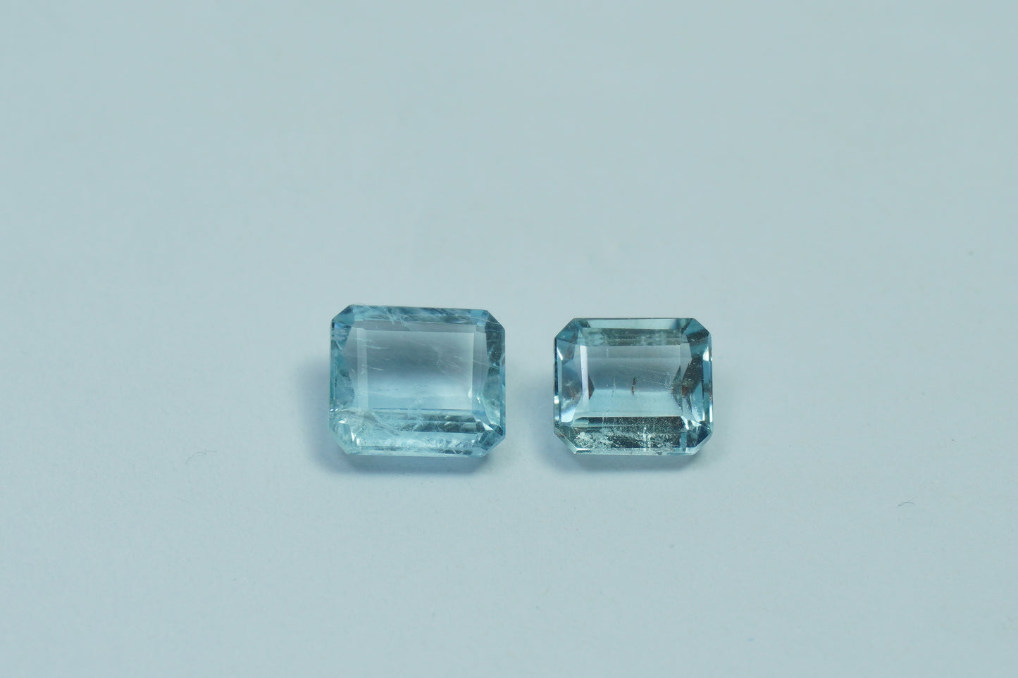 4ct Água-marinha 9x8mm 8x7mm