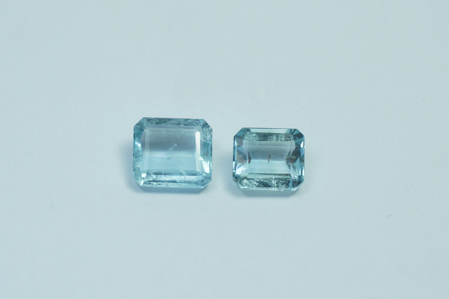 4ct Água-marinha 9x8mm 8x7mm