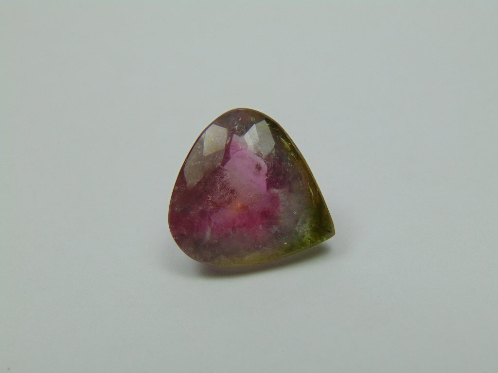 11.85ct Turmalina Bicolor 16x15mm