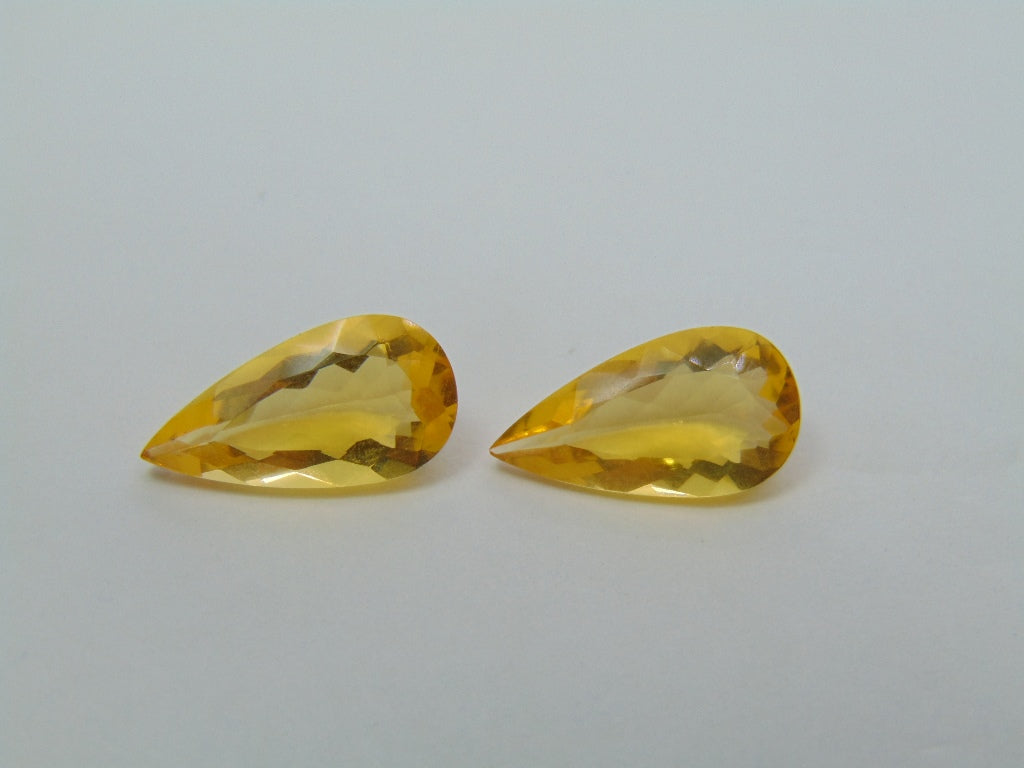 4.40ct Fire Opal Pair 15x8mm