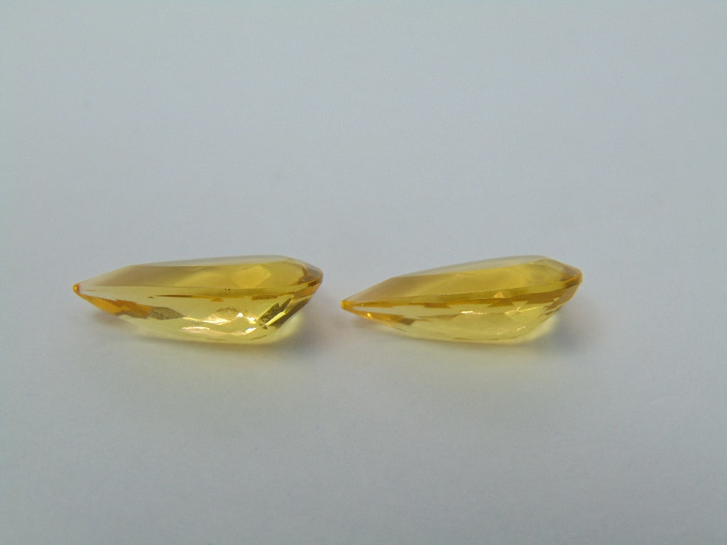 4.40ct Fire Opal Pair 15x8mm