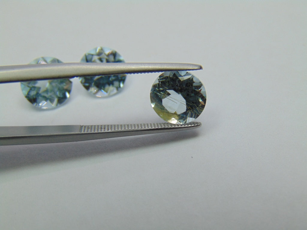 8.60ct Topaz With Needle 9mm